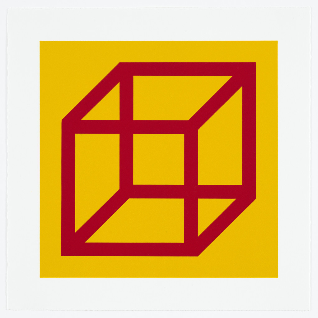 Untitled from Cubes in Color on Color