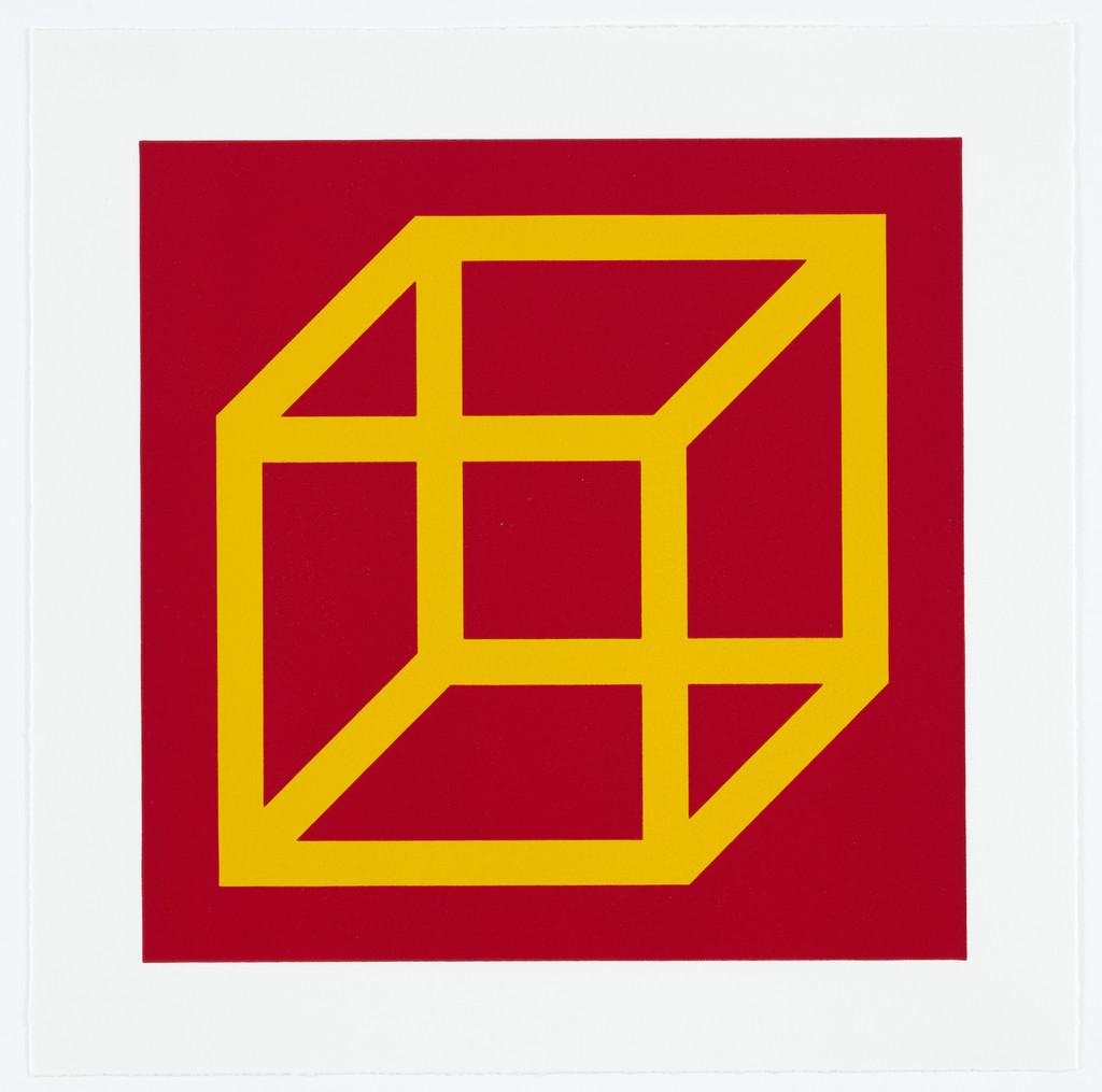 Untitled from Cubes in Color on Color