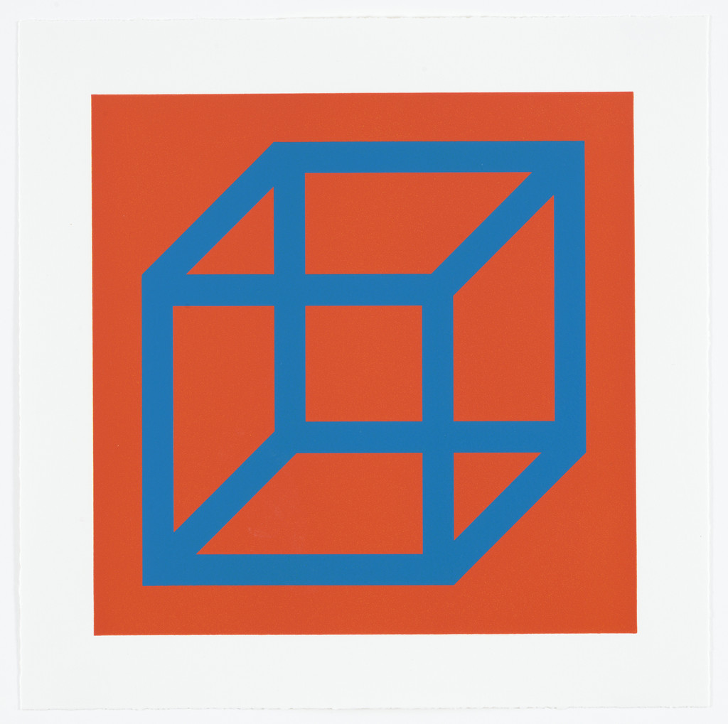 Untitled from Cubes in Color on Color