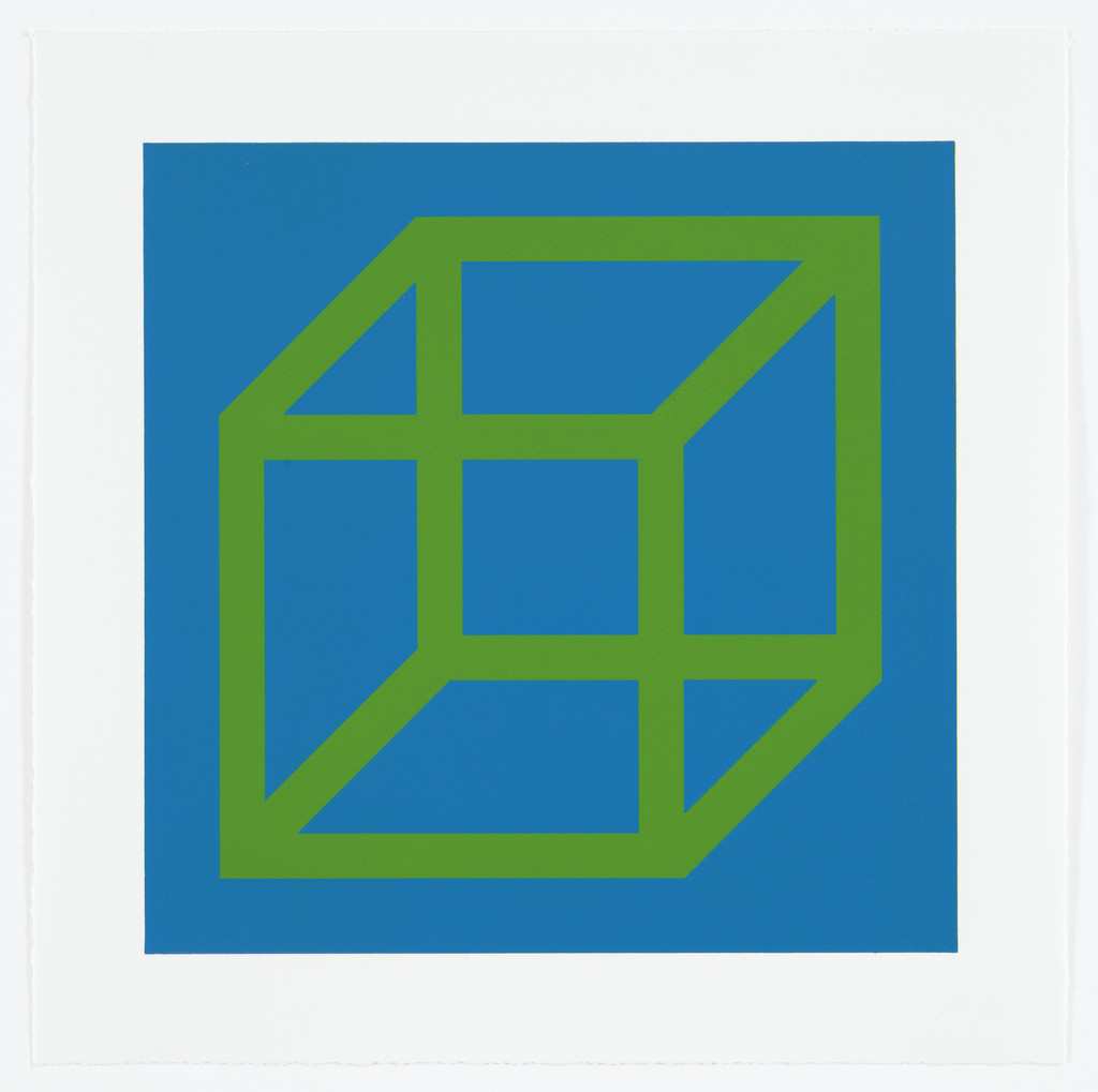 Untitled from Cubes in Color on Color