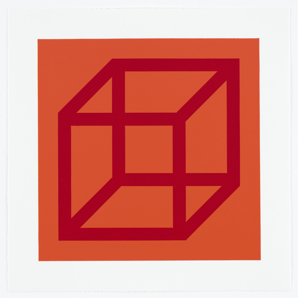 Untitled from Cubes in Color on Color