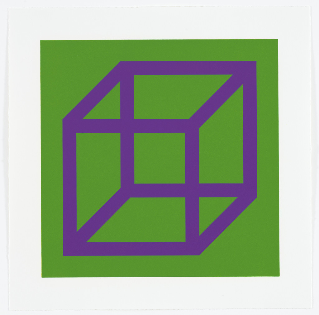 Untitled from Cubes in Color on Color