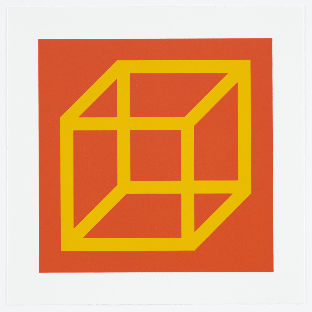 Untitled from Cubes in Color on Color