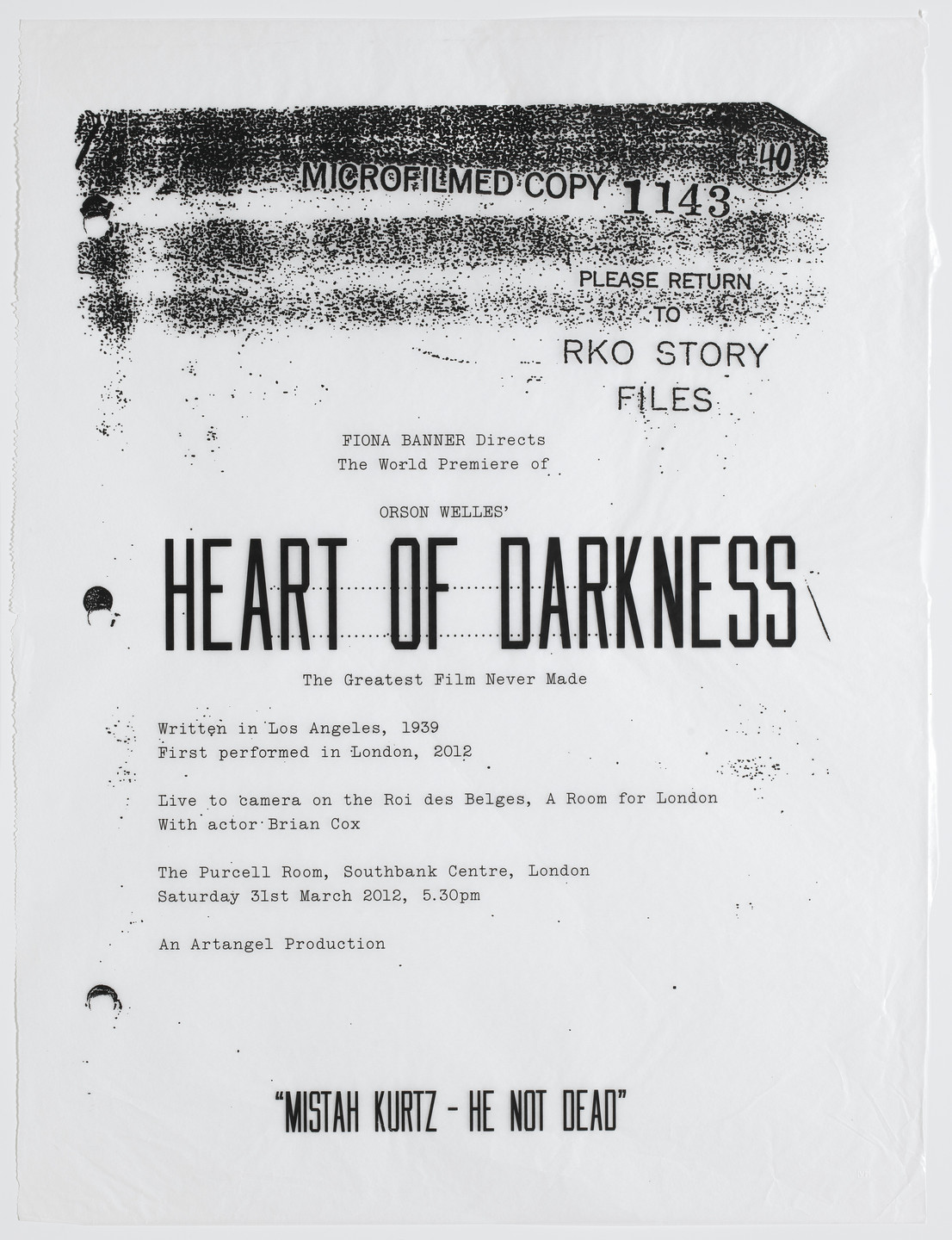 Fiona Banner. Thames and Hudson. 2013