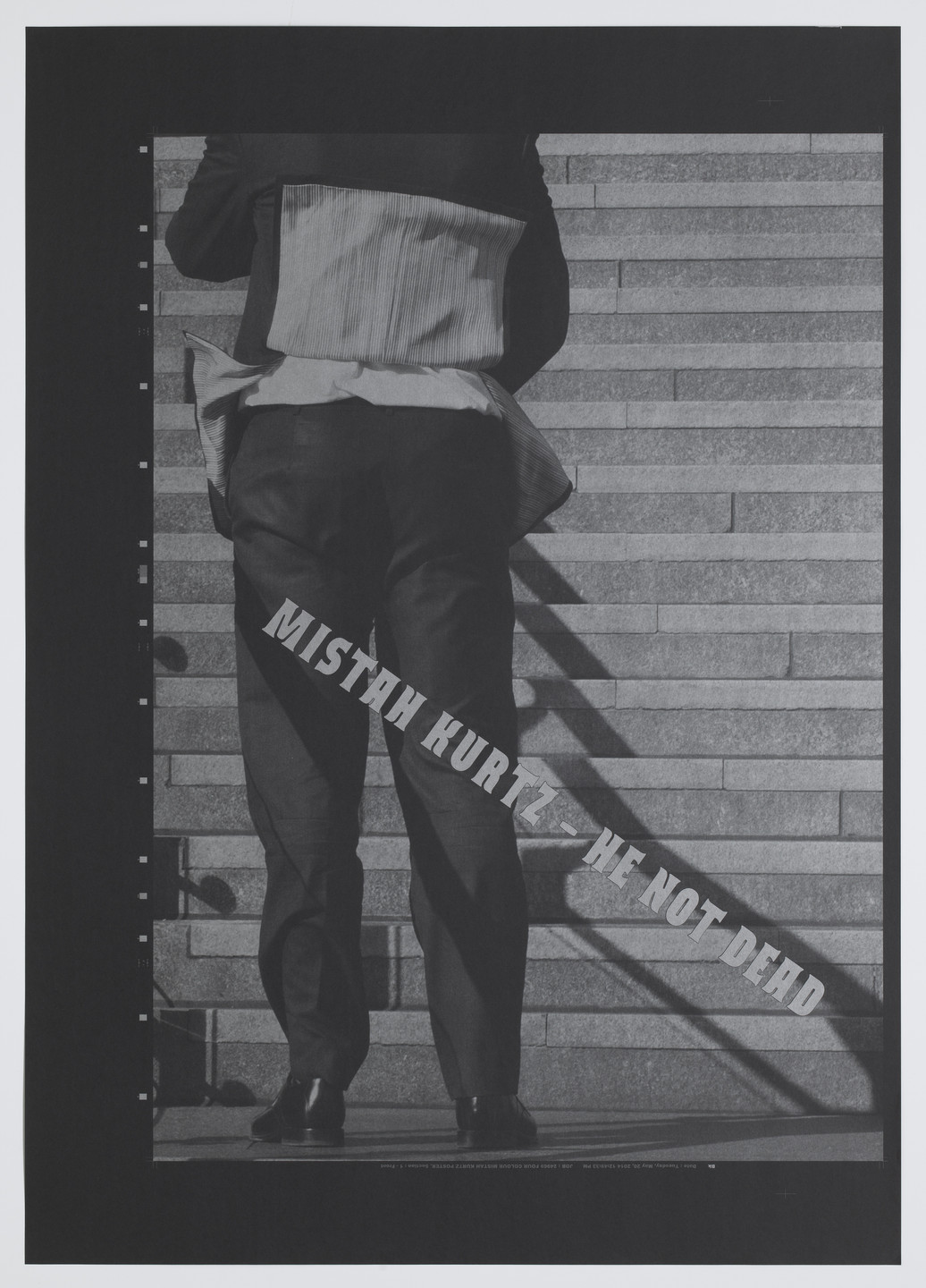 Fiona Banner. Mistah Kurtz - He Not Dead. 2014