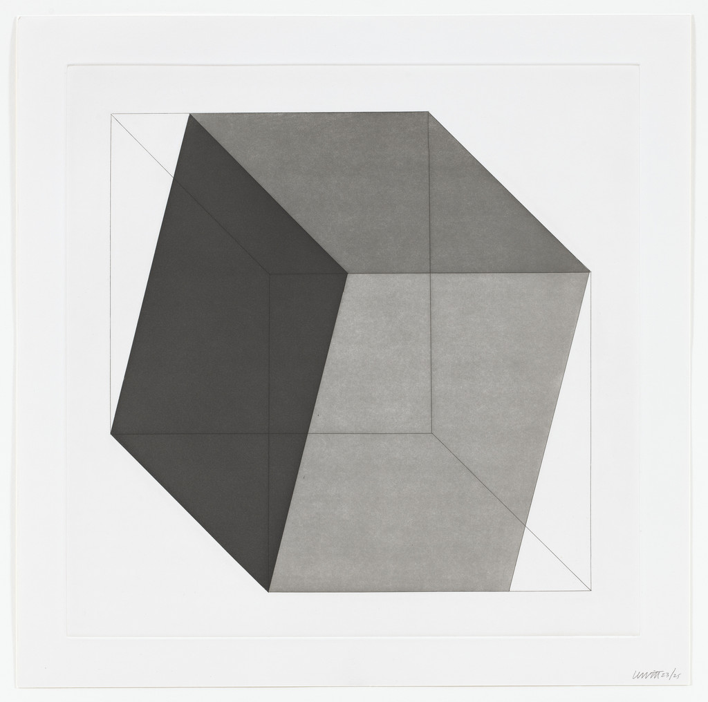 Untitled from Forms Derived From A Cube by Sol LeWitt