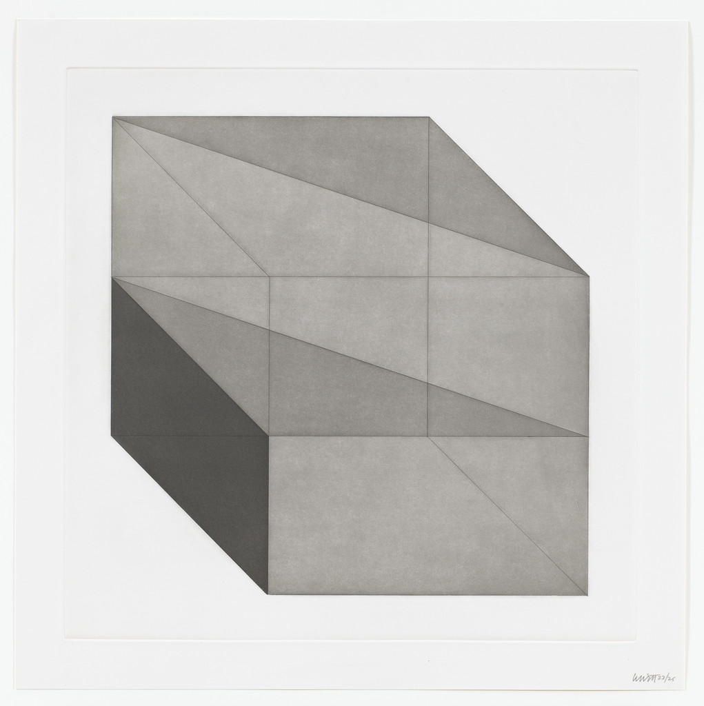 Untitled from Forms Derived From A Cube by Sol LeWitt
