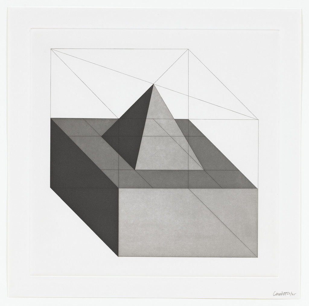Untitled from Forms Derived From A Cube by Sol LeWitt