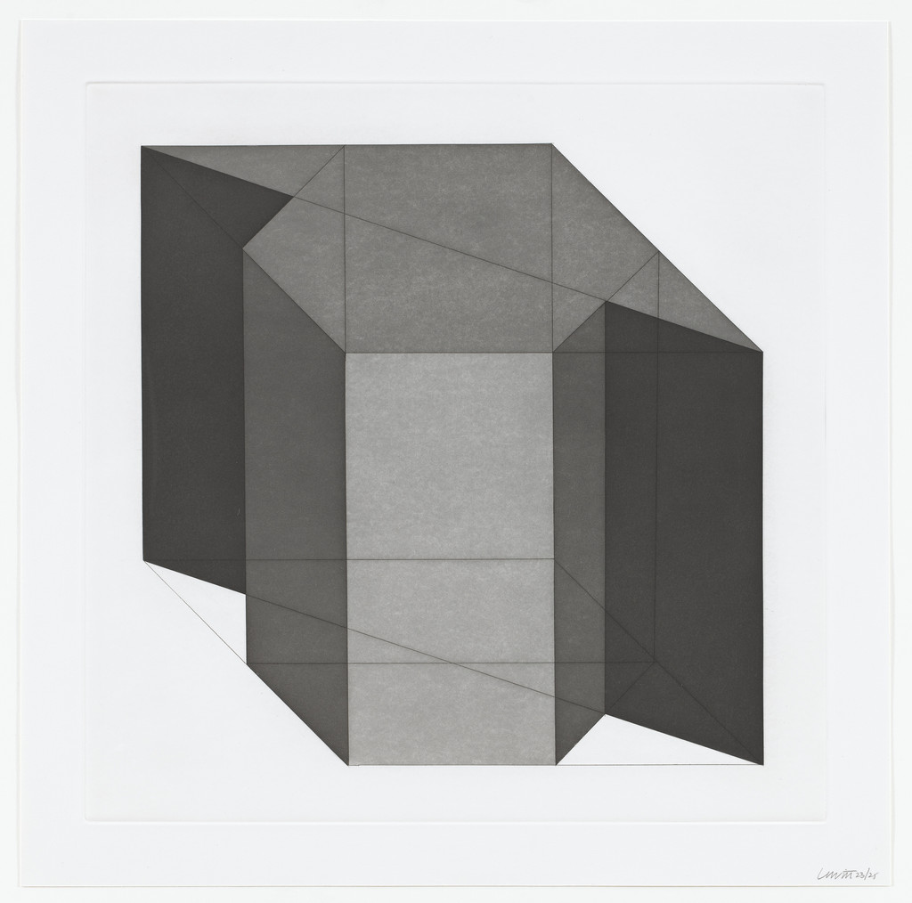 Untitled from Forms Derived From A Cube by Sol LeWitt