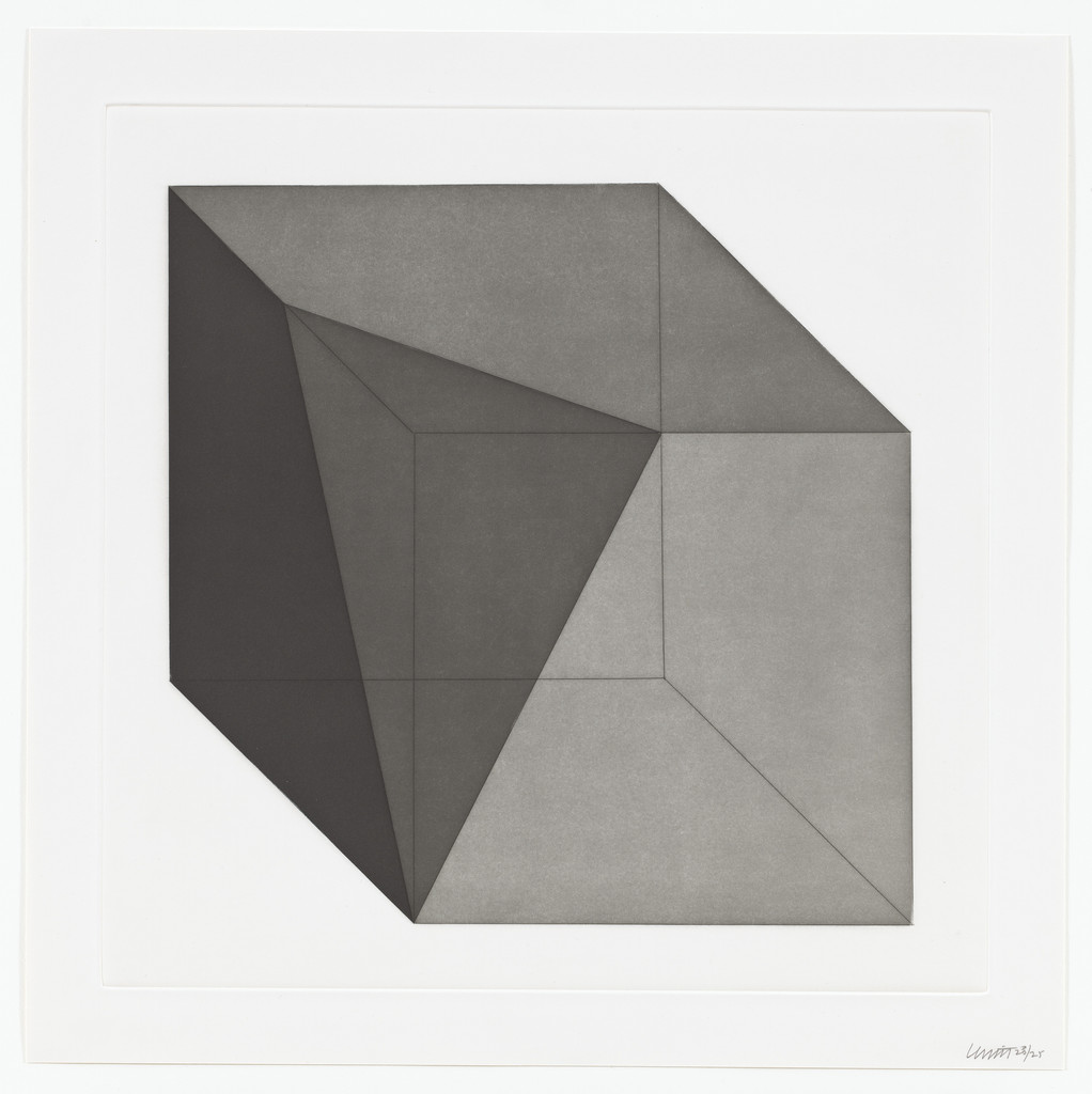 Untitled from Forms Derived From A Cube by Sol LeWitt