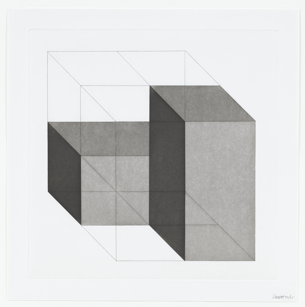 Untitled from Forms Derived From A Cube by Sol LeWitt