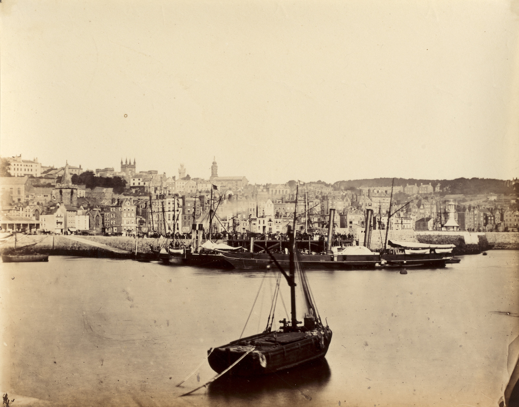 Alfred Capel Cure. Jersey from the Pier, A.L.M.