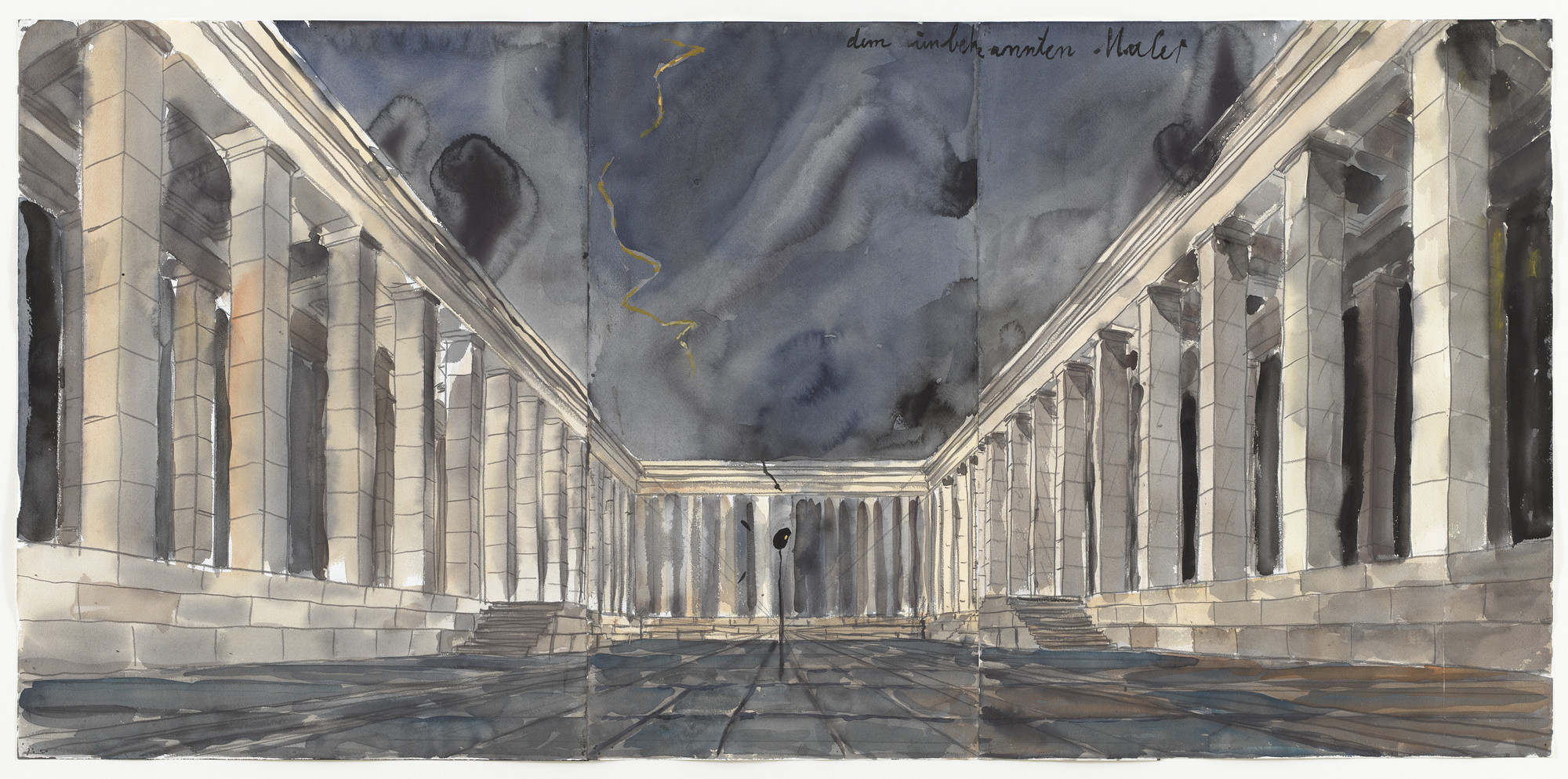 Anselm Kiefer. To the Unknown Painter (Dem unbekannten Maler). 1982
