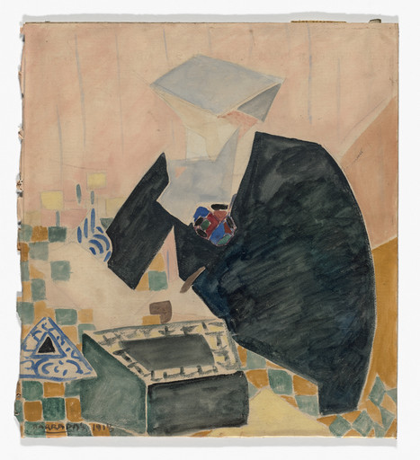 Rafael Barradas. Portrait of Joaquín Torres-García (Retrato de Joaquín Torres-García). 1918