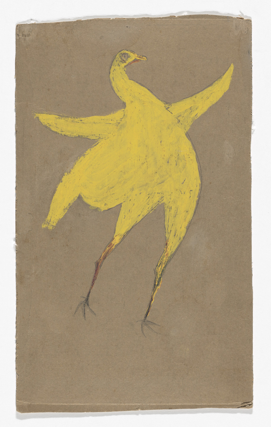 Bill Traylor. Yellow Chicken. c. 1939–40