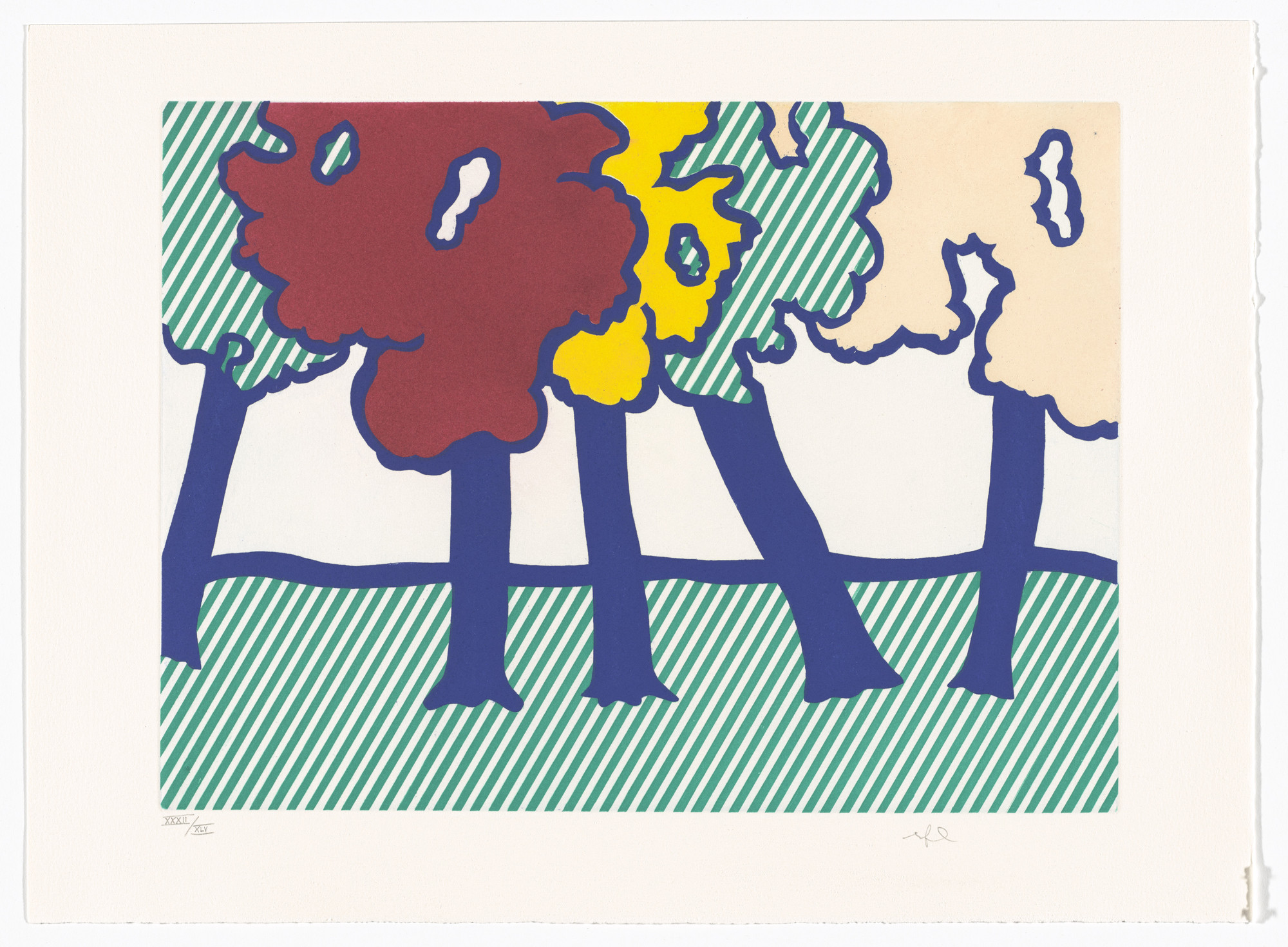Roy Lichtenstein. Plate (page 33) from La Nouvelle chute d'Amérique