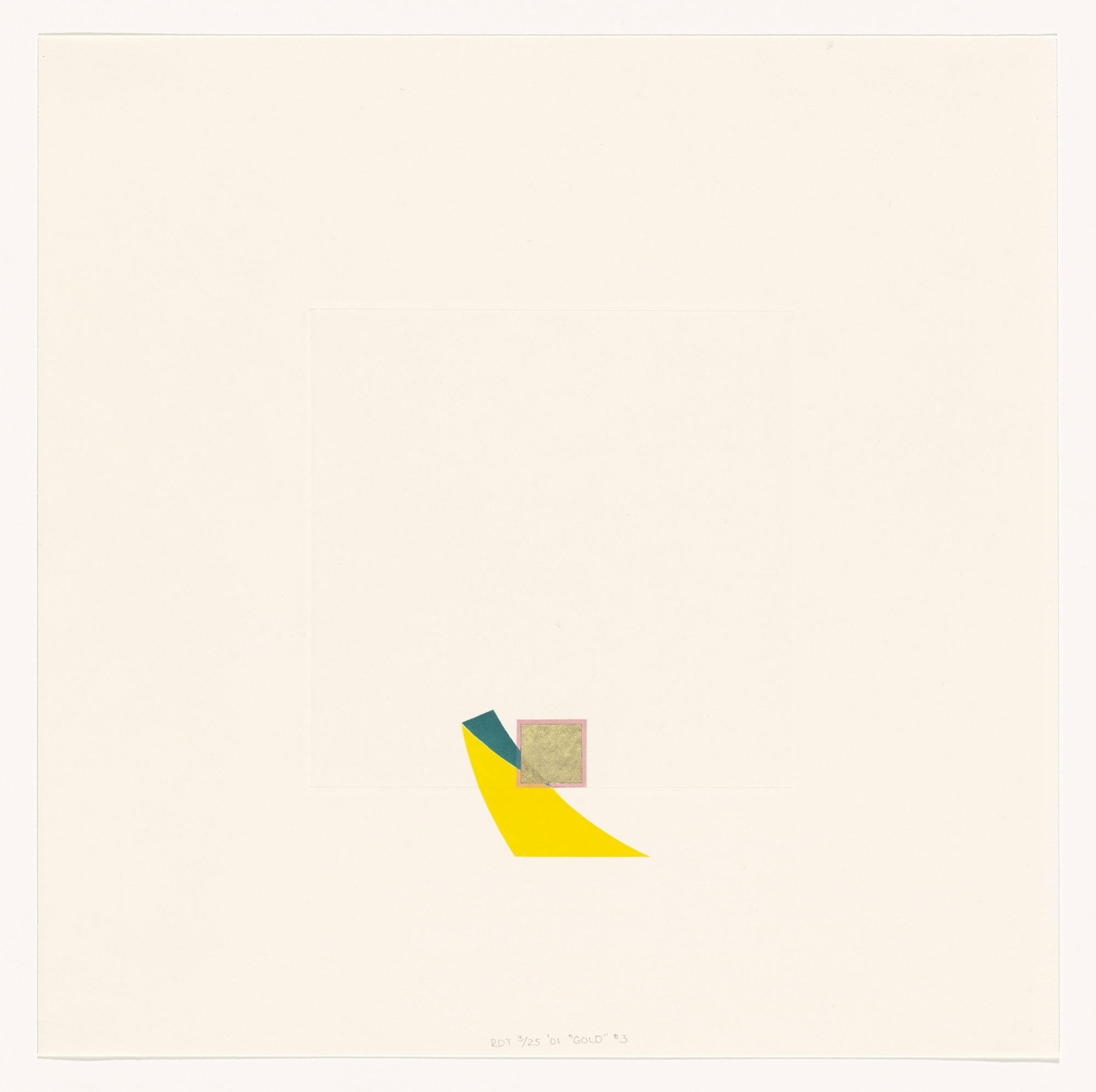 Richard Tuttle. Untitled from Gold
