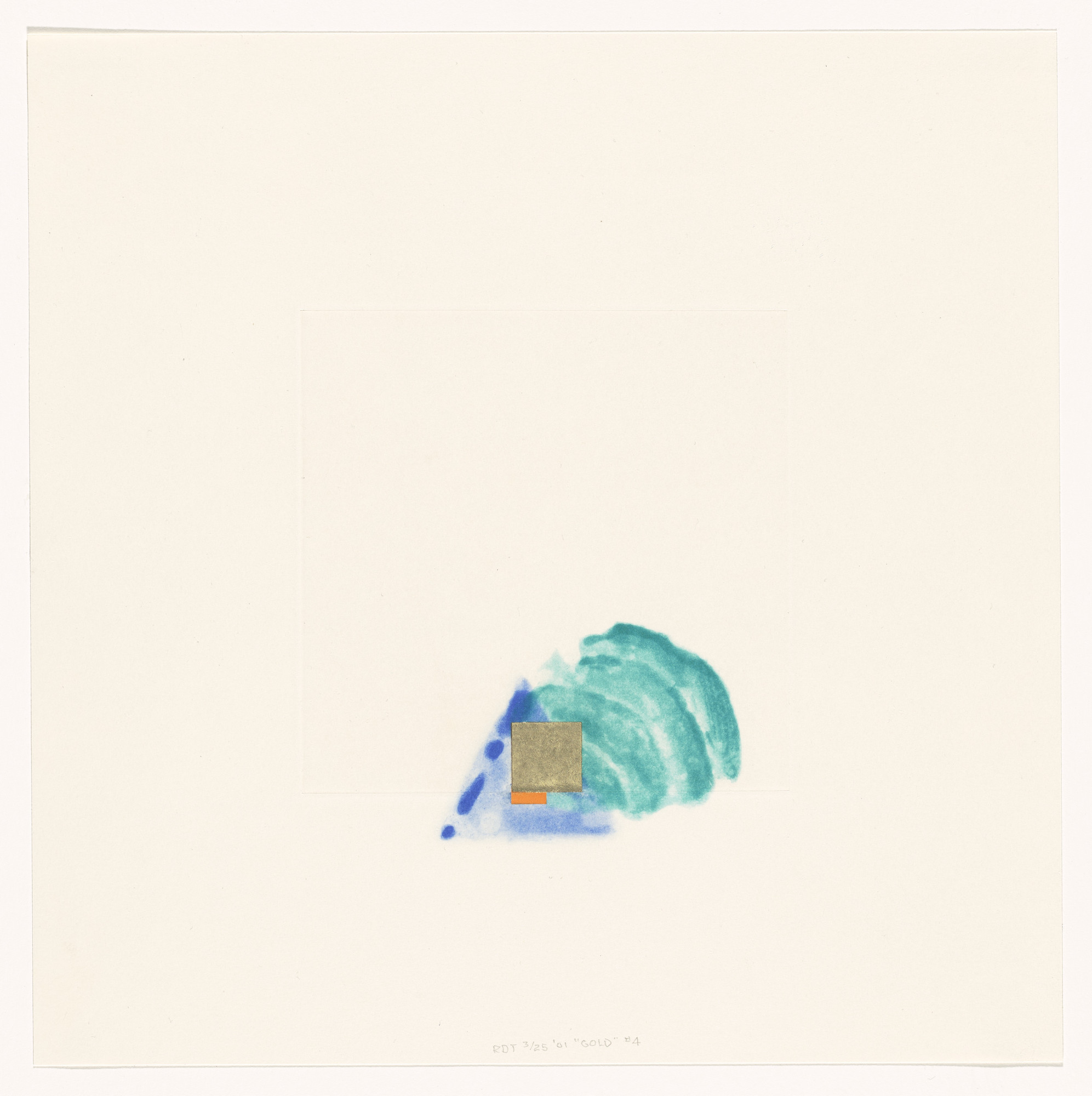 Richard Tuttle. Untitled from Gold