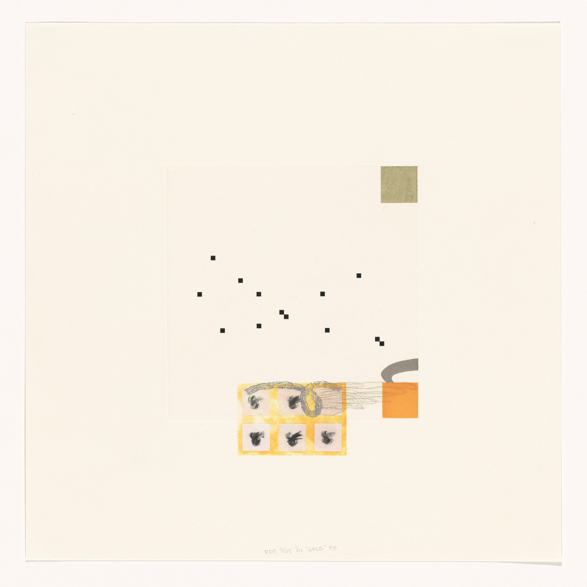 Richard Tuttle. Untitled from Gold