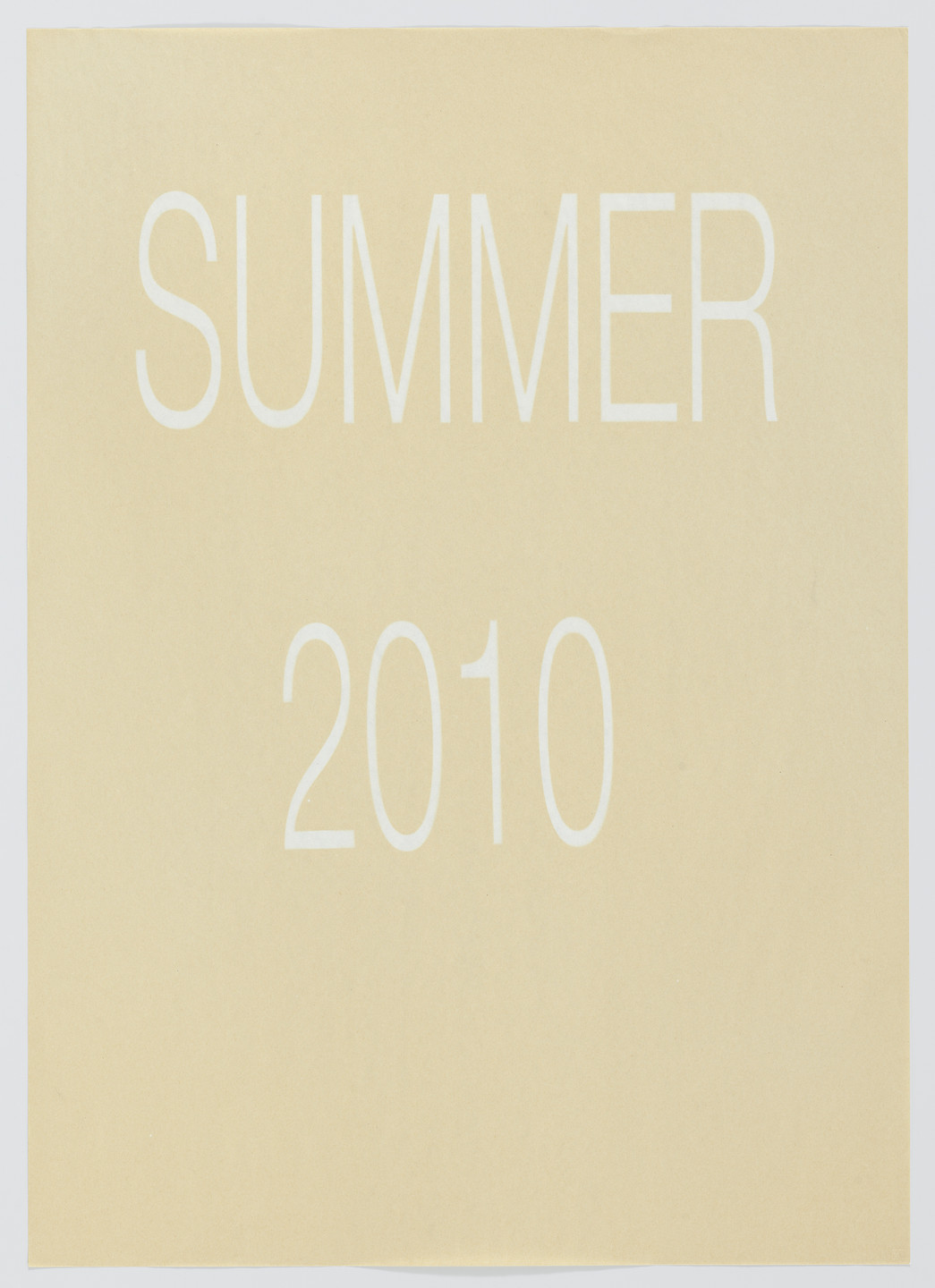 Fiona Banner. Summer 2010 ISBN 978-1-907118-79-1. 2010