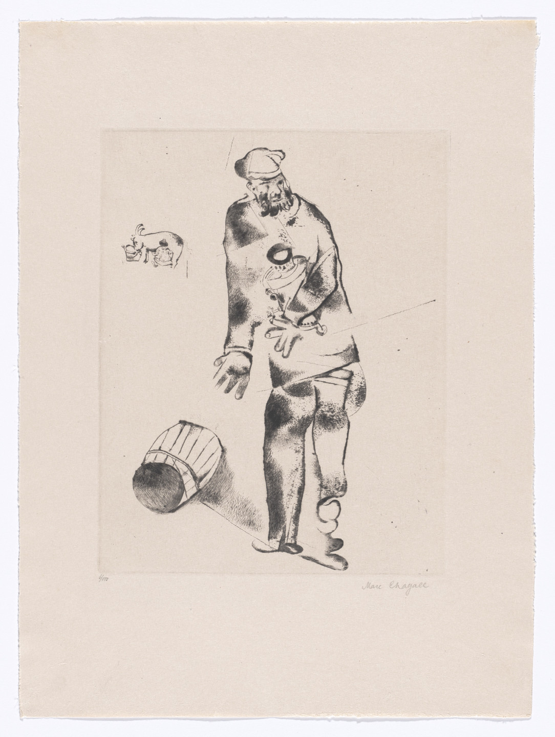 Marc Chagall. The Father (Der Vater) from My Life (Mein Leben). 1922, published 1923