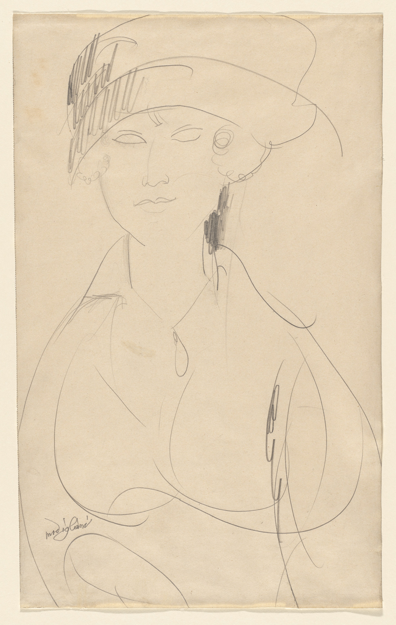 Amedeo Modigliani. Portrait of a Woman