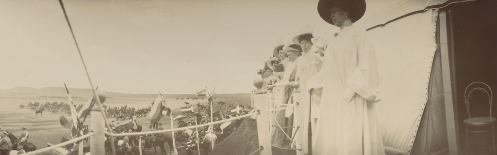 Row of Women Watching Maneuvers, Krasnoe Selo