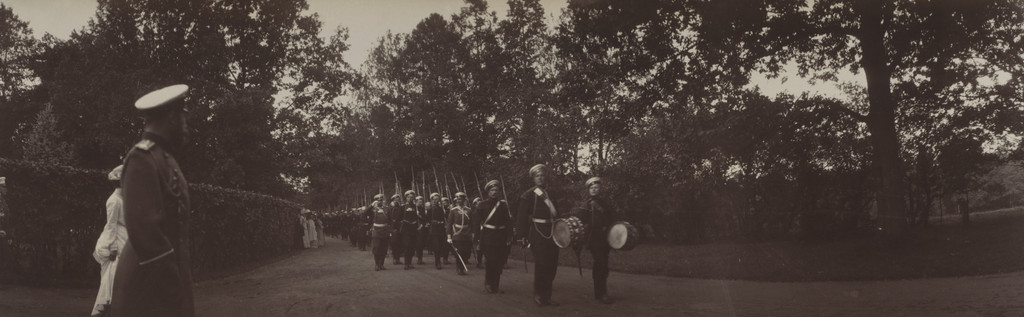 Nicholas II Reviews Imperial Guard