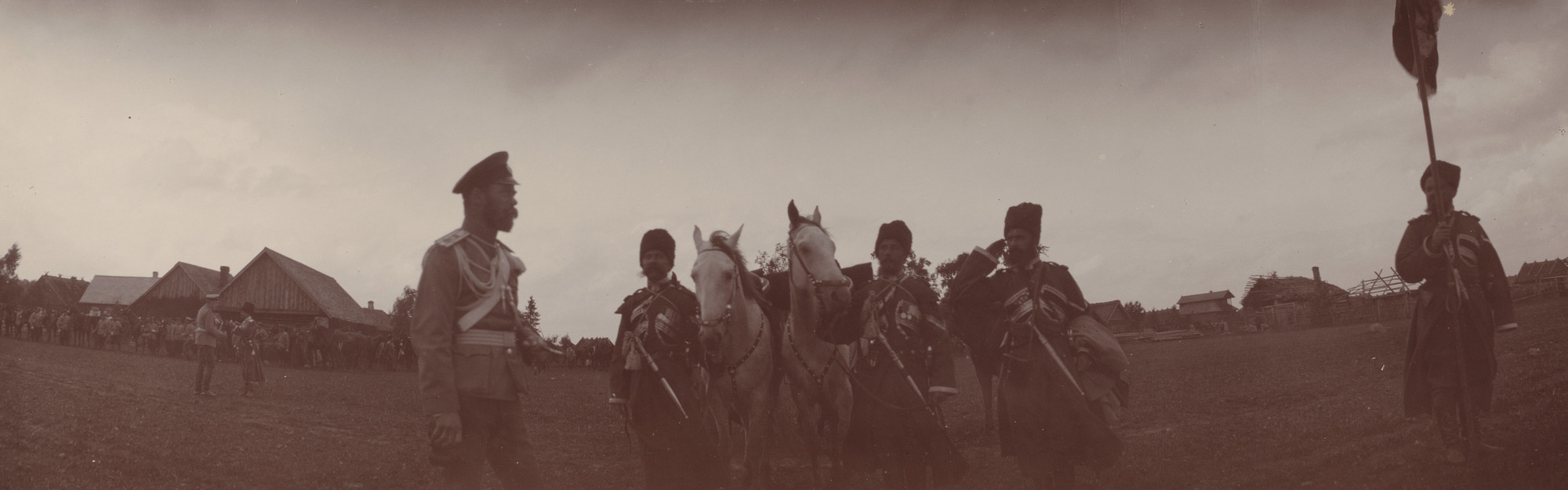 Unidentified photographer. Emperor Nicholas II, Ropsha