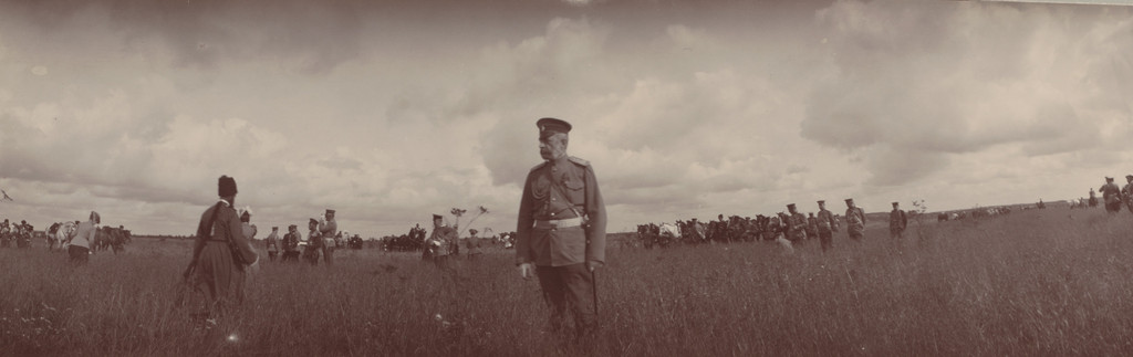 Empress Alexandra Feodorovna, Emperor Nicholas II and Count Benckendorff, Ropsha