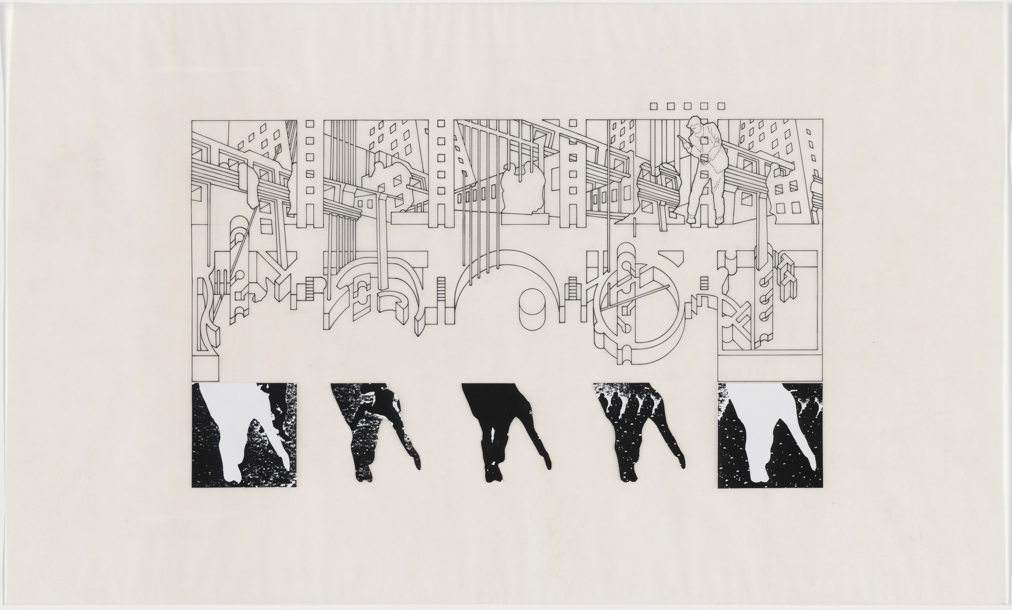 Bernard Tschumi. The Manhattan Transcripts Project, New York, New York, Episode 4: The Block. 1980-81