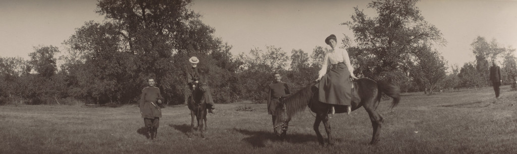 Grand Duchess Olga Alexandrovna on Horseback, Oldenburg Estate, Ramon