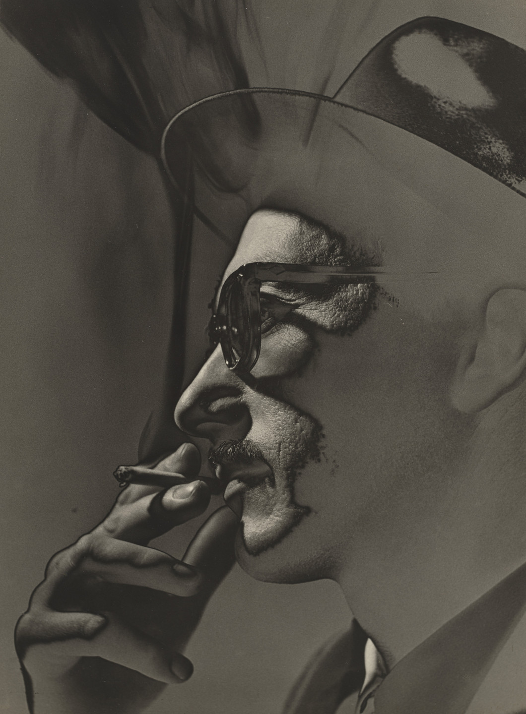 German Lorca. Solarized Portrait (Retrato solarizado). c. 1953