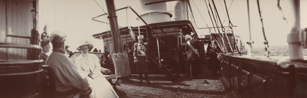 Countess Naryshkina, Count Vladimir Fredericks and Members of His Majesty's Personal Escort, Kronstadt