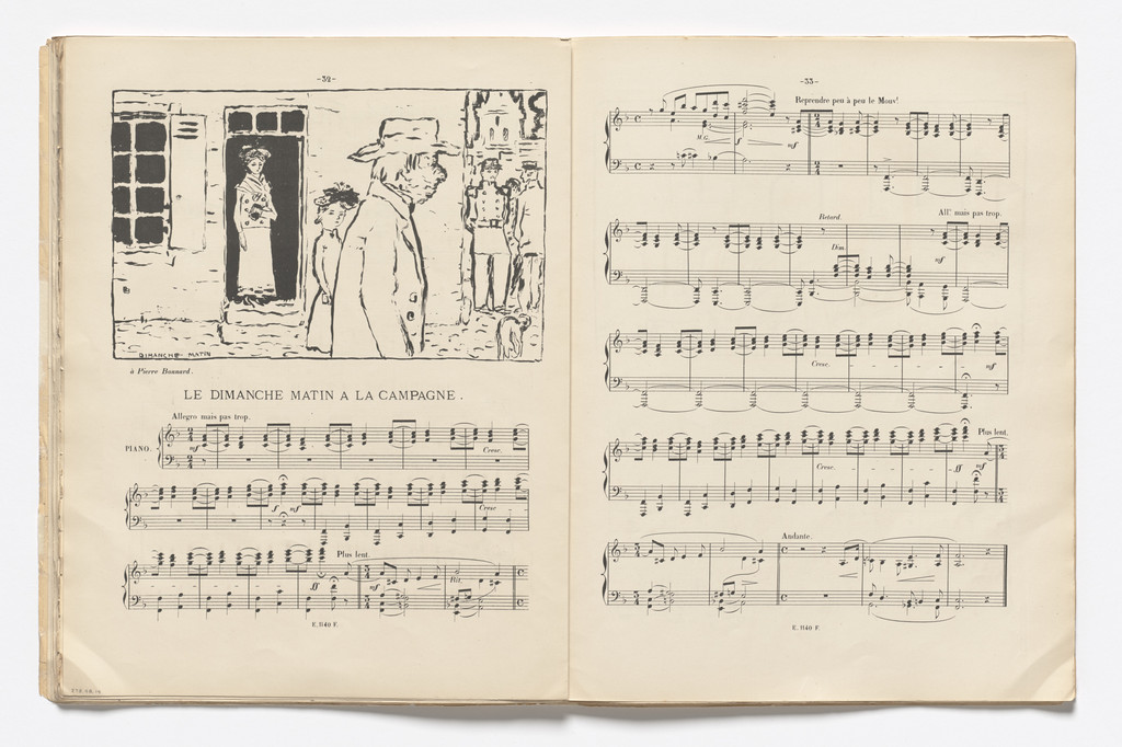 Sunday Morning (Dimanche matin) (headpiece, page 32) from Petites scènes familières