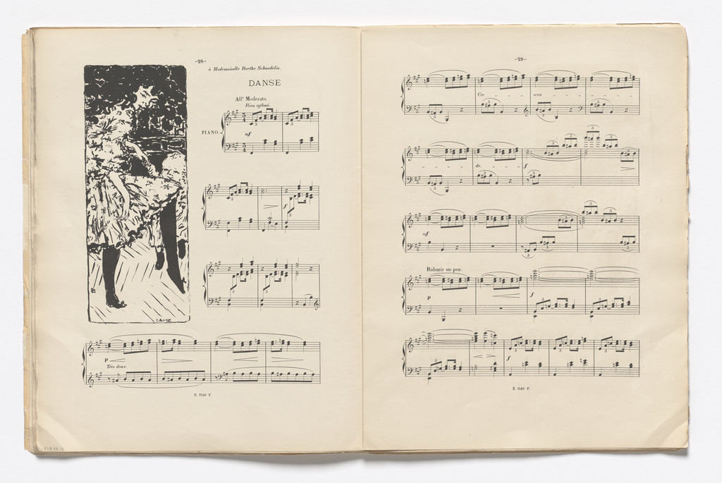 Dance (Danse) (headpiece, page 28) from Petites scènes familières