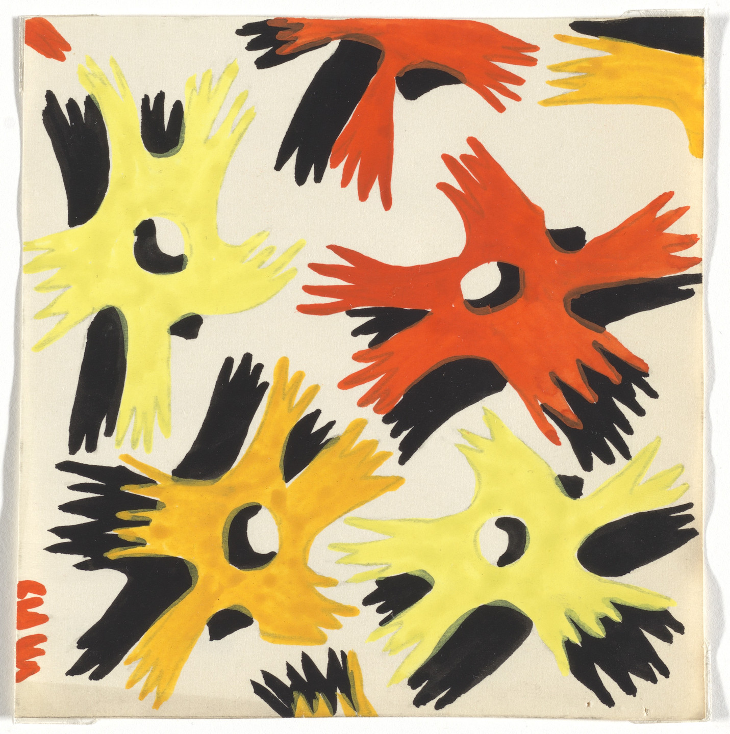 Bruno Munari. Textile designs for the 10th Milan Triennale. 1954