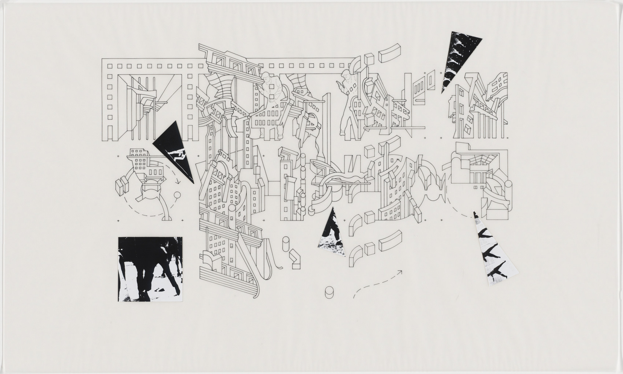 Bernard Tschumi. The Manhattan Transcripts Project, New York, New York, Episode 4: The Block. 1980-81