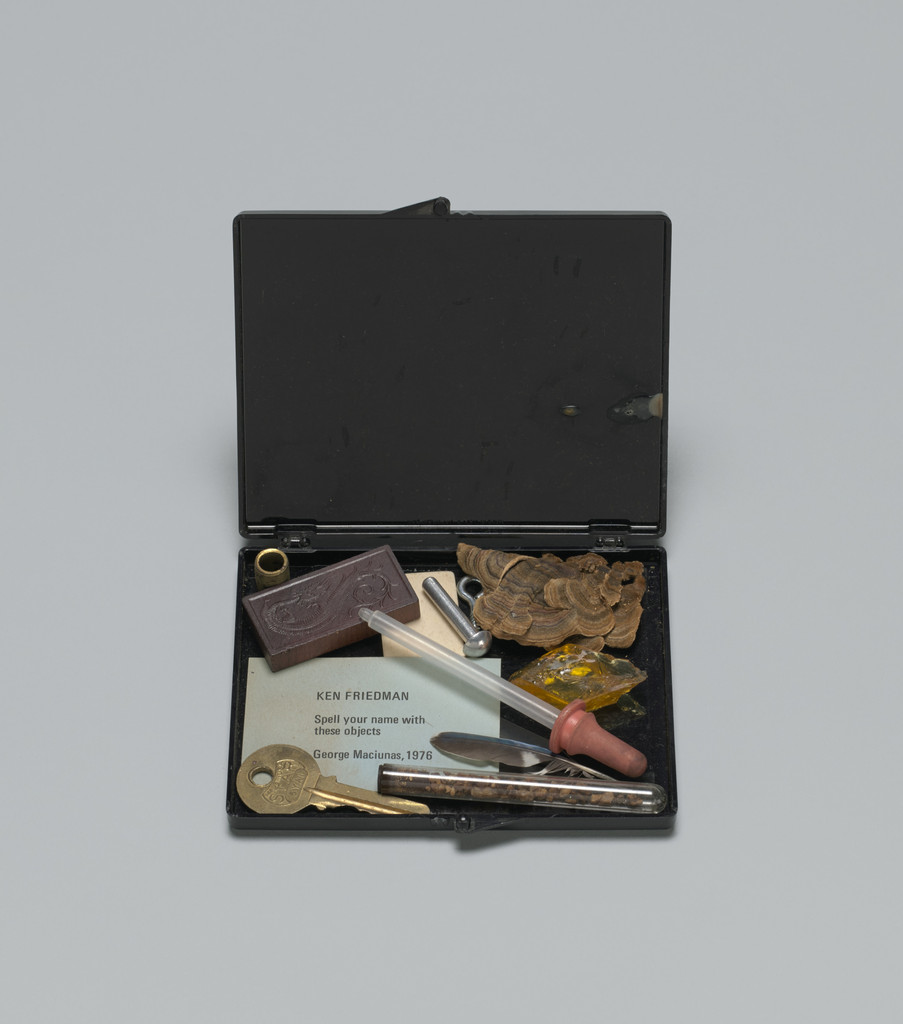 Your Name Spelled with Objects: Ken Friedman