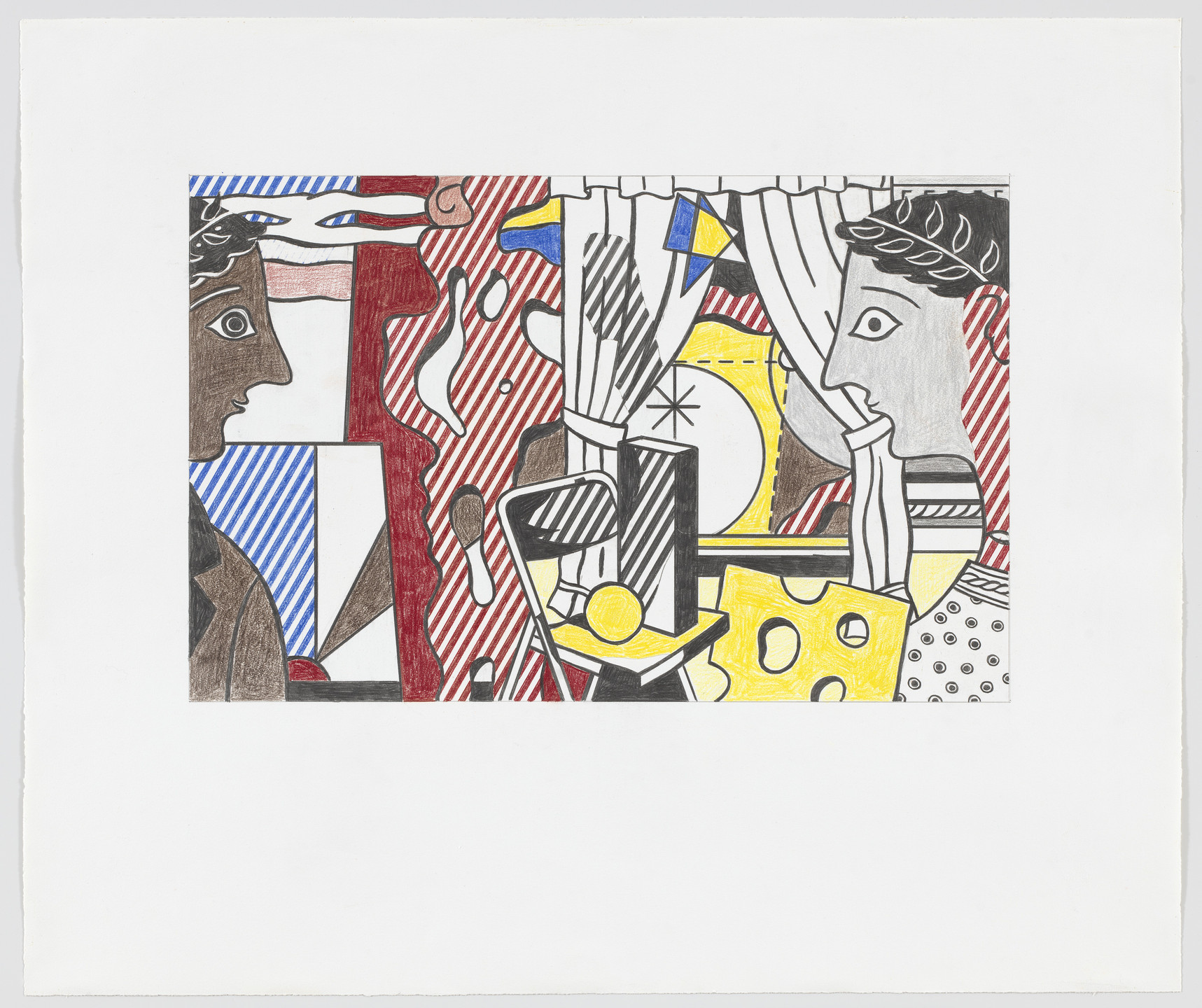 Roy Lichtenstein. Study for Cosmology. 1978