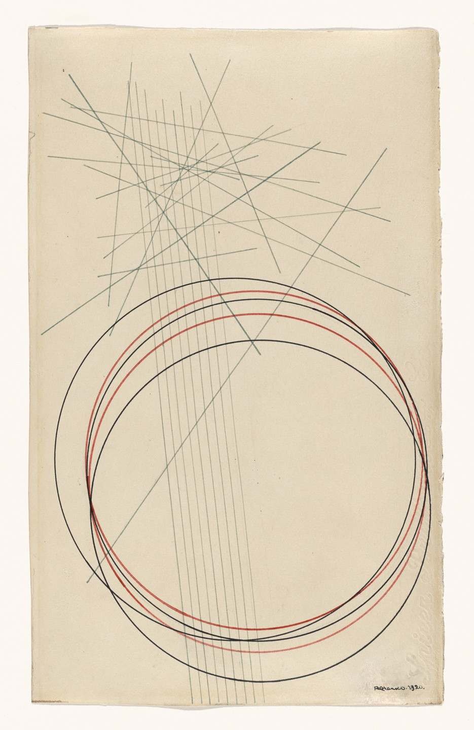 Aleksandr Rodchenko. Construction. 1920