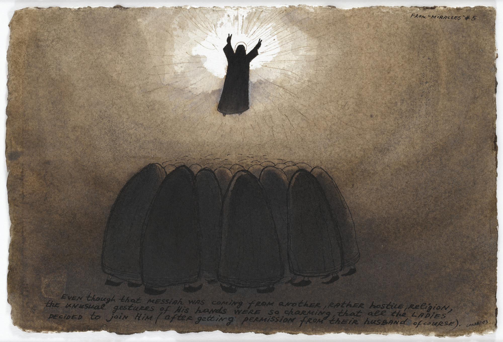 Nedko Solakov. From &#34;Miracles&#34; series #5. 2003