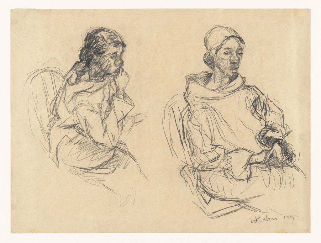 Seated Woman, Two Views