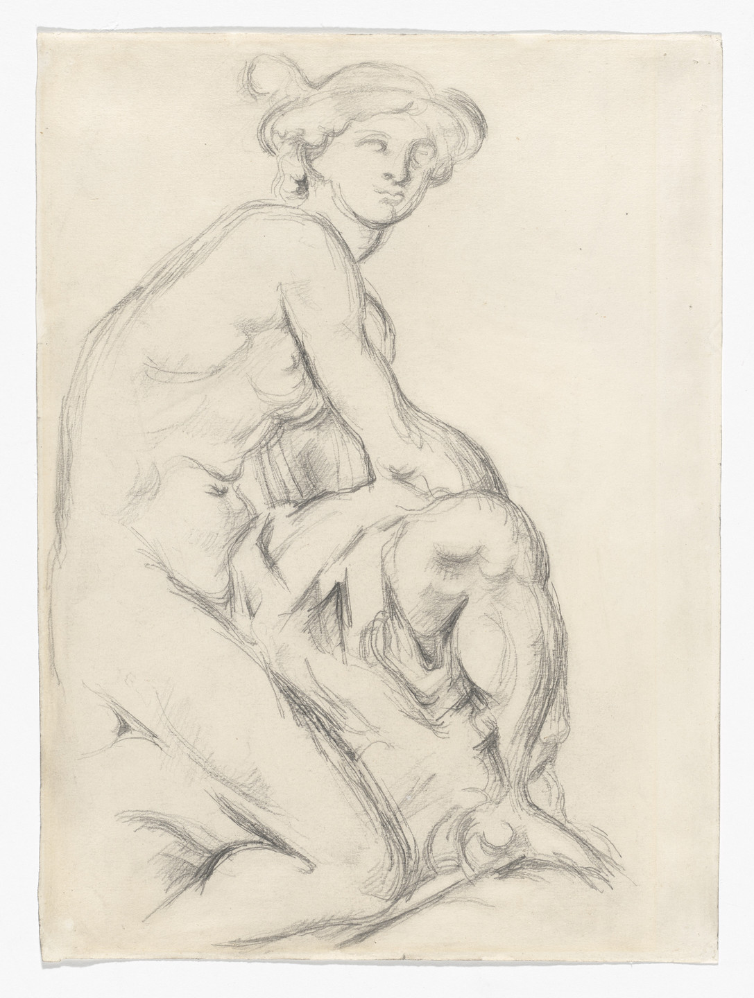 Paul Cézanne. Mercury after Pigalle. c. 1890