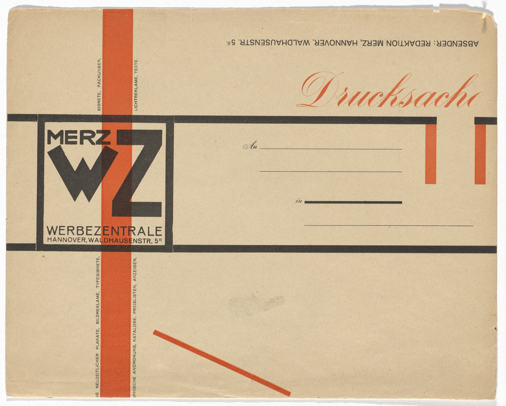 Merz Werbezentrale stationery envelope