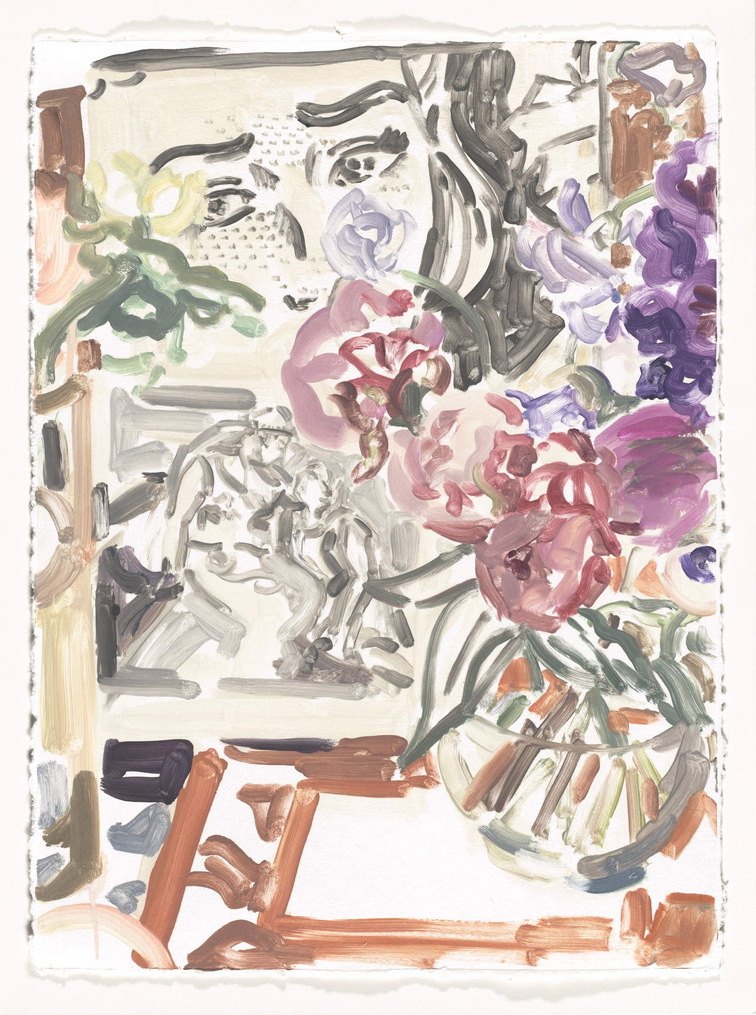 Elizabeth Peyton. Lichtenstein, Flowers, Parsifal. 2011 | MoMA