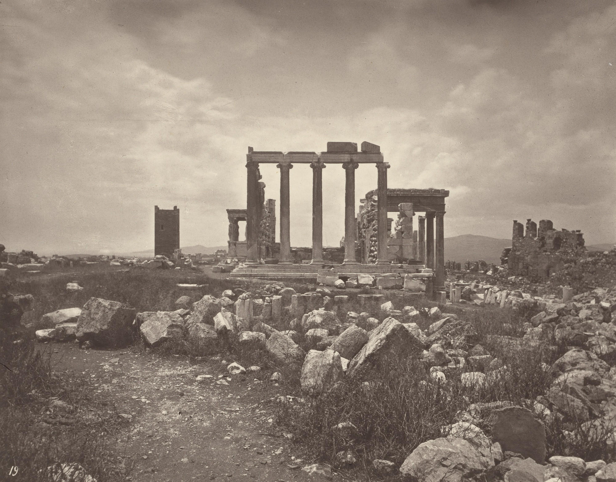 William James Stillman. Eastern Facade of the Erectheum