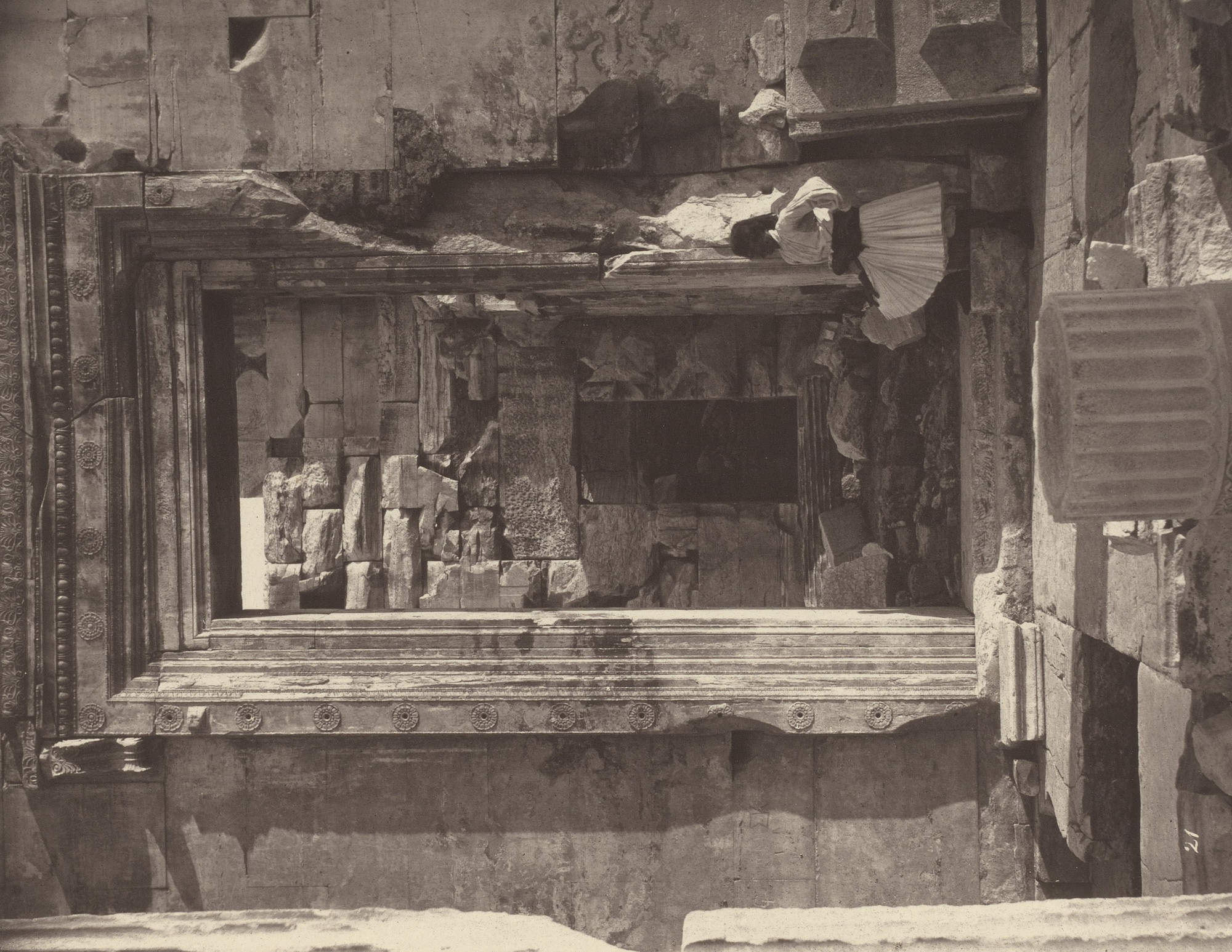 William James Stillman. Gate of the Pandrosium, Showing Details of the Ornament