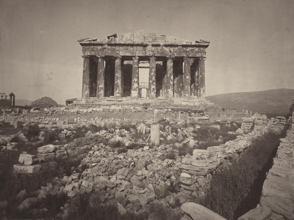Western Facade of the Parthenon