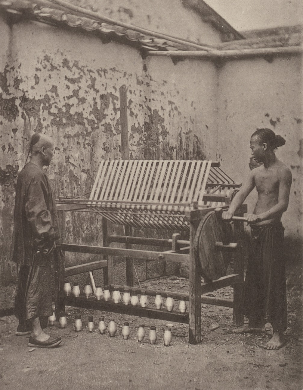 John Thomson. Reeling Silk